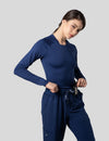 اندر سكراب بريميوم سوفت بآكمام طويلة ~ Premium-Soft Long Sleeve Under Scrub. || NAVY BLUE MUSTWEAR