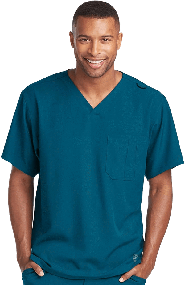 Skechers One Pocket Scrub Top ~One pocket Scrub Top