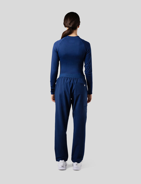 اندر سكراب بريميوم سوفت بآكمام طويلة ~ Premium-Soft Long Sleeve Under Scrub. || NAVY BLUE MUSTWEAR