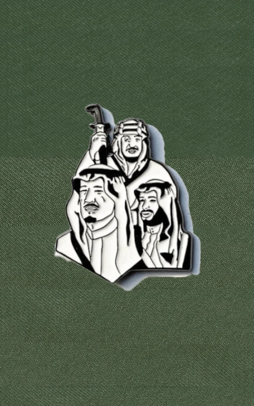 المؤسس والملك وولي العهد Saudi Royal Family Pin