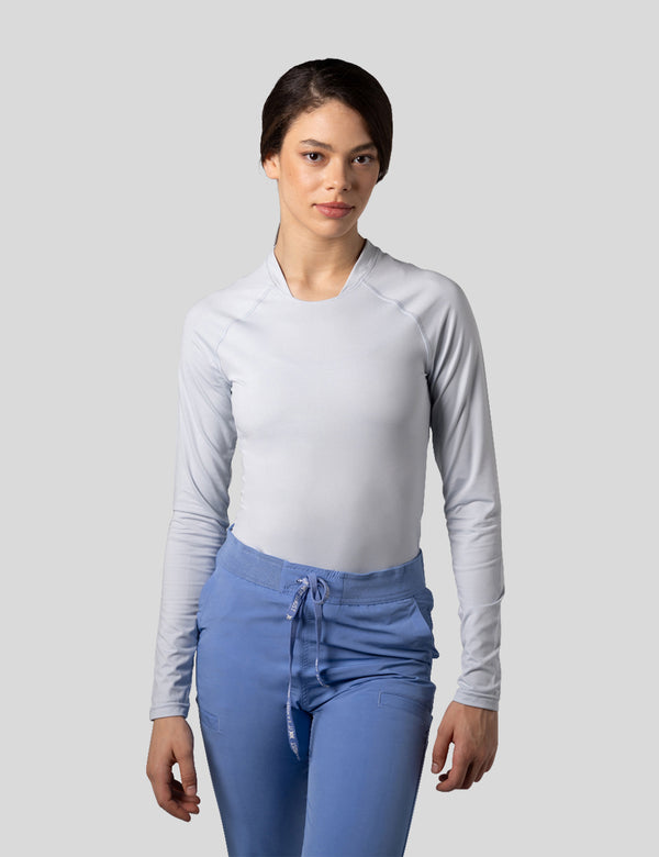 اندر سكراب بريميوم سوفت بآكمام طويلة ~ Premium-Soft Long Sleeve Under Scrub. || ANGEL BLUE MUSTWEAR