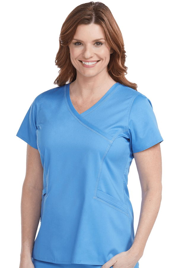 Venus Mock Wrap Touch Top~Venus Mock Wrap Touch Top