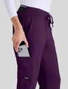 بنطلون كيم جريز اناتومي ~ Kim Pant Grey's Anatomy || EGGPLANT GREYS ANATOMY SPANDEX
