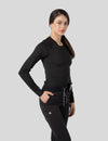 اندر سكراب بريميوم سوفت بآكمام طويلة ~ Premium-Soft Long Sleeve Under Scrub. || BLACK MUSTWEAR
