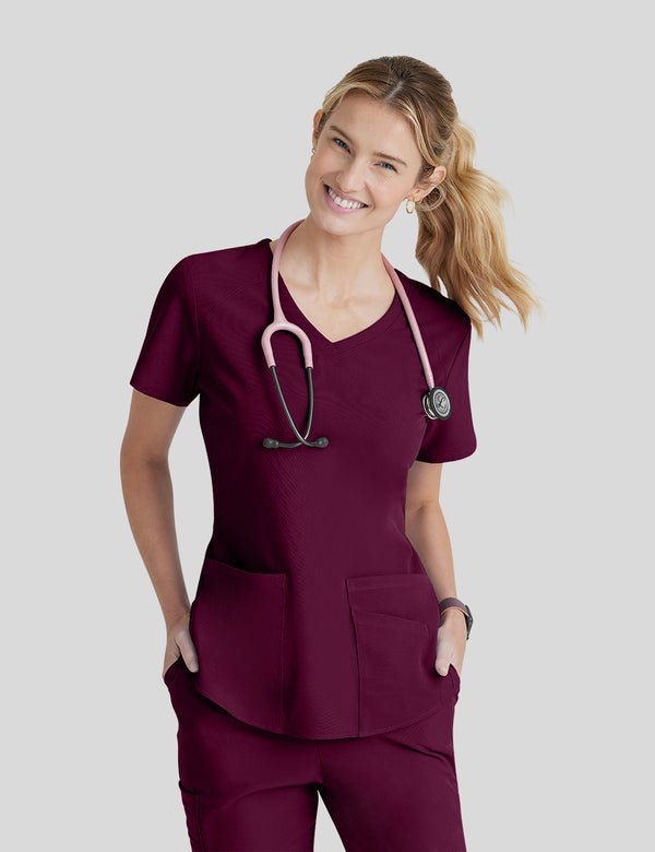 بلوزة بريز سكيتشرز ~ Breeze Top Skechers || WINE SKECHERS