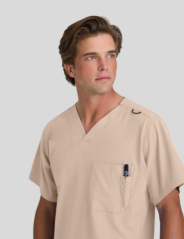 بلوزة سكتشرز جيب واحد ~ One pocket Scrub Top|| NEW KHAKI SKECHERS