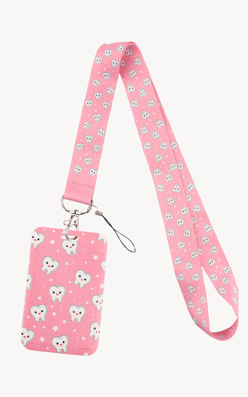 حامل بطاقة-اسنان وردي~Dentist-PINK