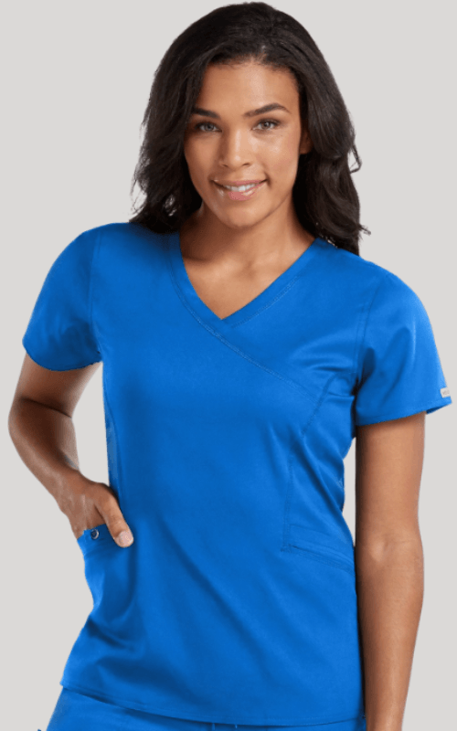 Venus Mock Wrap Touch Top~Venus Mock Wrap Touch Top