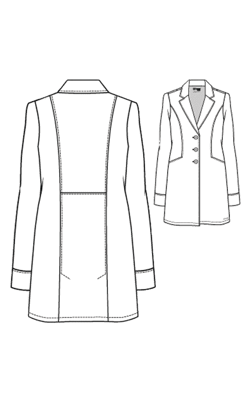 لابكوت ايڤ سليك جريز اناتومي ~Labcoat Eve Sleek Grey's Anatomy