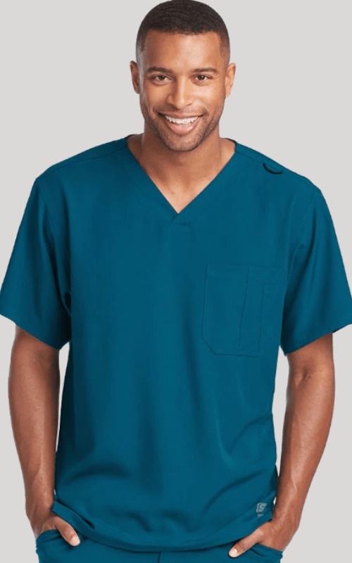 Skechers One Pocket Scrub Top ~One pocket Scrub Top