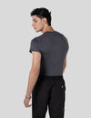 اندر سكراب بريميوم سوفت بآكمام قصيرة ~ Premium-Soft Short Sleeve Under Scrub. || PEWTER MUSTWEAR