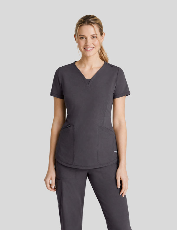 بلوزة سيريني سكيتشرزز ~ Serene Skechers Top || PEWTER SKECHERS