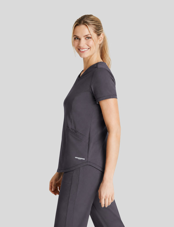بلوزة سيريني سكيتشرزز ~ Serene Skechers Top || PEWTER SKECHERS