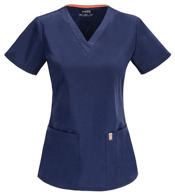 V-Neck Top Blue