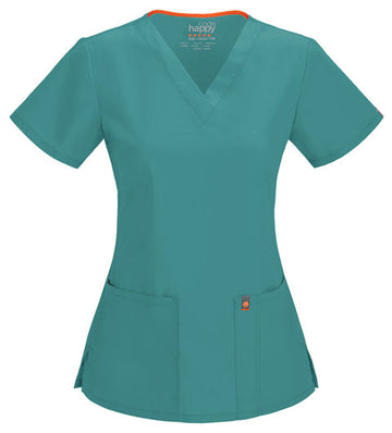 V-Neck Top Green