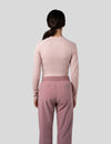 اندر سكراب بريميوم سوفت بآكمام طويلة ~ Premium-Soft Long Sleeve Under Scrub. || POWDER PINK MUSTWEAR