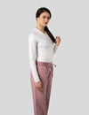 اندر سكراب بريميوم سوفت بآكمام طويلة ~ Premium-Soft Long Sleeve Under Scrub. || WHITE MUSTWEAR