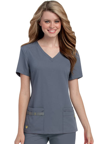 JULIE CLASSIC 4-POCKET TUNIC Light Grey