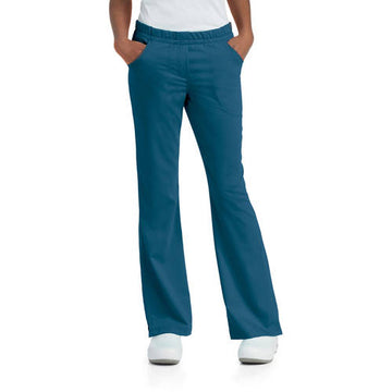 ALEXIS COMFORT ELASTIC WAIST PANT Blue Frontview