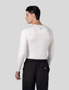 اندر سكراب بريميوم سوفت بآكمام طويلة ~ Premium-Soft Long Sleeve Under Scrub. || WHITE MUSTWEAR