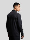 جاكيت برفورمنس مست وير رجالي اسود من الخلف || BLACK MUSTWEAR