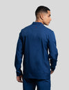 جاكيت برفورمنس مست وير رجالي ازرق من الخلف || NAVY BLUE MUSTWEAR