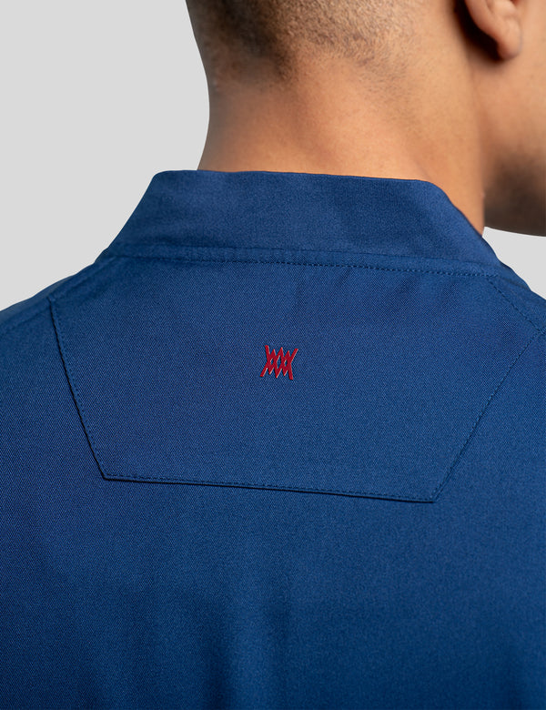 جاكيت برفورمنس مست وير رجالي ازرق من الخلف || NAVY BLUE MUSTWEAR