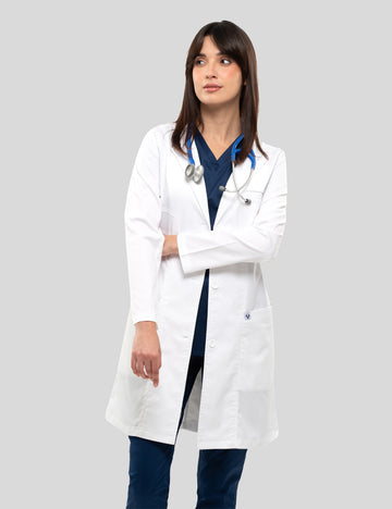Virusflex Pure White Female Lab coat