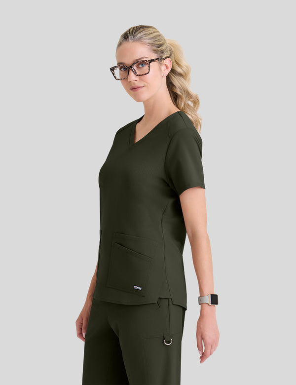 بلوزة إيما جريز اناتومي ~ Emma Top Grey's Anatomy || OLIVE GREYS ANATOMY SPANDEX
