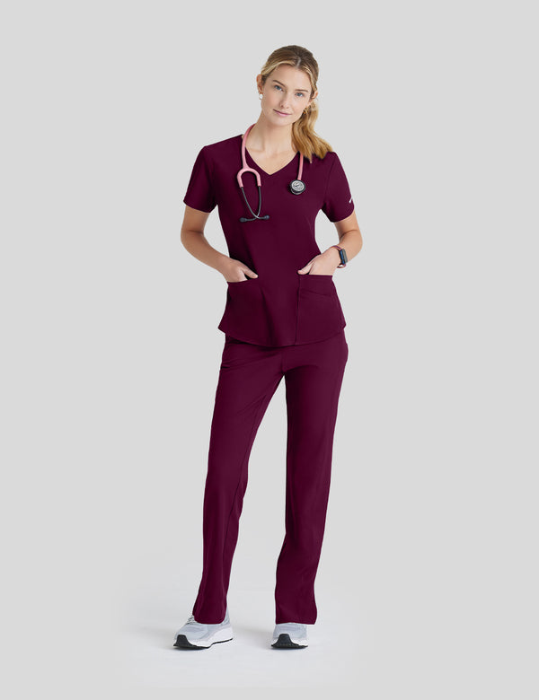 بلوزة بريز سكيتشرز ~ Breeze Top Skechers || WINE SKECHERS