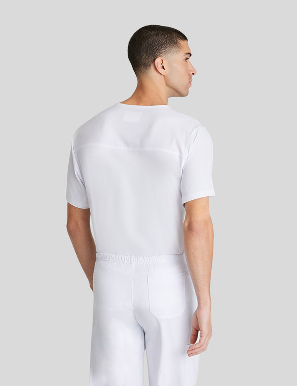 بلوزة سكتشرز جيب واحد ~ One pocket Scrub Top|| WHITE SKECHERS