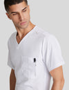 بلوزة سكتشرز جيب واحد ~ One pocket Scrub Top|| WHITE SKECHERS