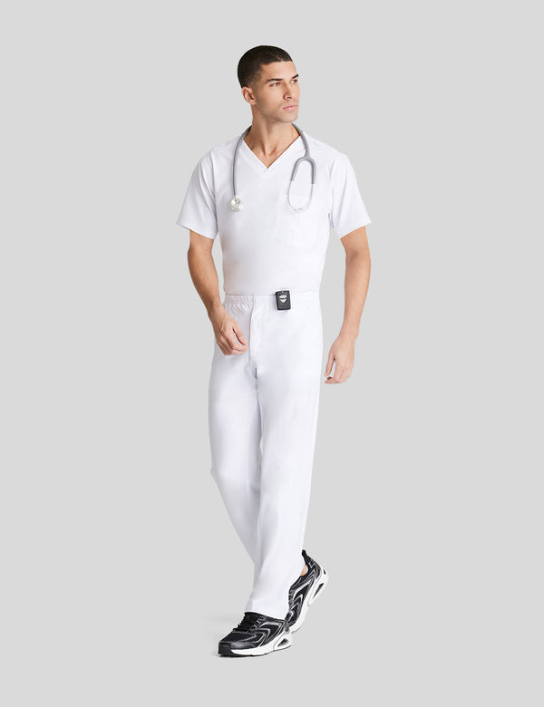 بلوزة سكتشرز جيب واحد ~ One pocket Scrub Top|| WHITE SKECHERS
