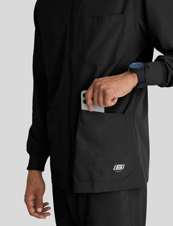 جاكيت ستركتشر سكيتشرز ~ Jacket Sructure Skechers || BLACK SKECHERS