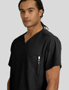 بلوزة سكتشرز جيب واحد ~ One pocket Scrub Top || BLACK SKECHERS