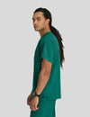بلوزة سكتشرز جيب واحد ~ One pocket Scrub Top|| HUNTER GREEN SKECHERS