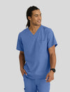 بلوزة سكتشرز جيب واحد ~ One pocket Scrub Top|| CIEL BLUE SKECHERS