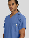 بلوزة سكتشرز جيب واحد ~ One pocket Scrub Top|| CIEL BLUE SKECHERS