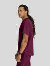 بلوزة سكتشرز جيب واحد ~ One pocket Scrub Top|| WINE SKECHERS