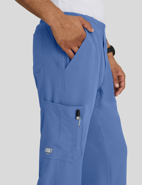 بنطلون سكتشرز 4 جيوب ~ Pockets Scrub Pant 4|| CIEL BLUE SKECHERS