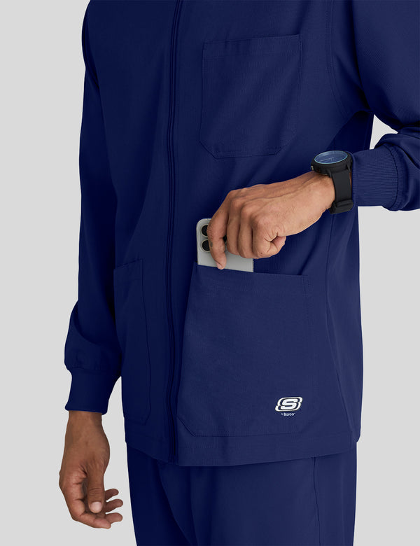جاكيت ستركتشر سكيتشرز ~ Jacket Sructure Skechers || NAVY SKECHERS