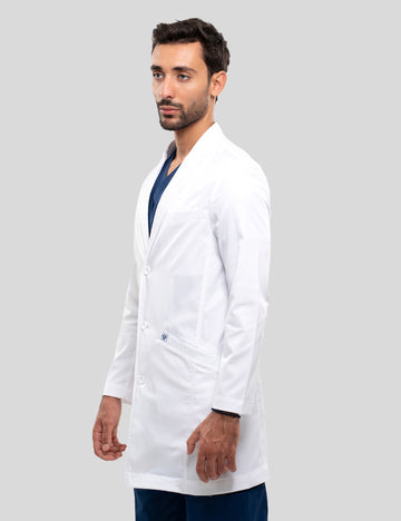 Virusflex Pure White Male Lab coat