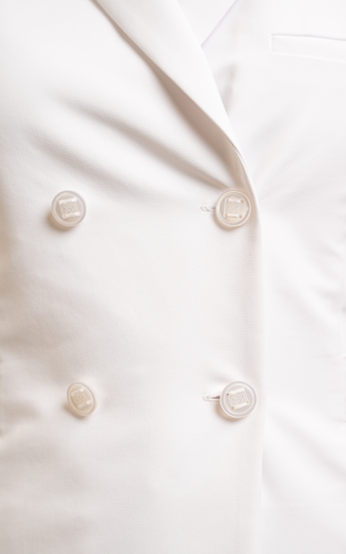 Noble Coat Trimmed Lab Coat