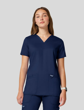 بلوزة ريڤلوشن شيروكي ورك وير ~ Revolution Top Cherokee Workwear || NAVY CHEROKEE WORKWEAR