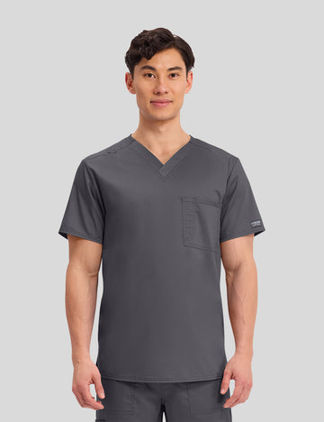 بلوزة ريڤلوشن شيروكي ورك وير ~ Revolution Top Cherokee Workwear || PEWTER CHEROKEE WORKWEAR