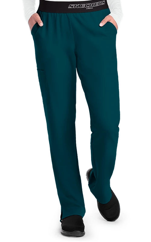 بنطلون سكرب سكتشرز بوسط مطّاطي~Elastic Waistband Scrub Pant 