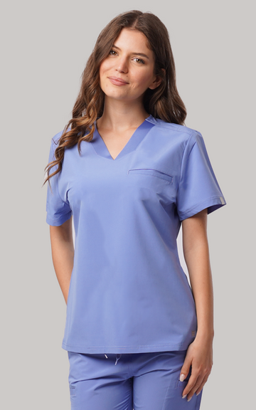 بلوزة ترست مست وير نسائي ~ MustWear Trust Female Top || CEIL BLUE MUSTWEAR