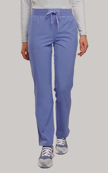 بنطلون وايد ليق ترست مست وير ~Mustwear Trust Wide Leg Pant || CEIL BLUE MUSTWEAR