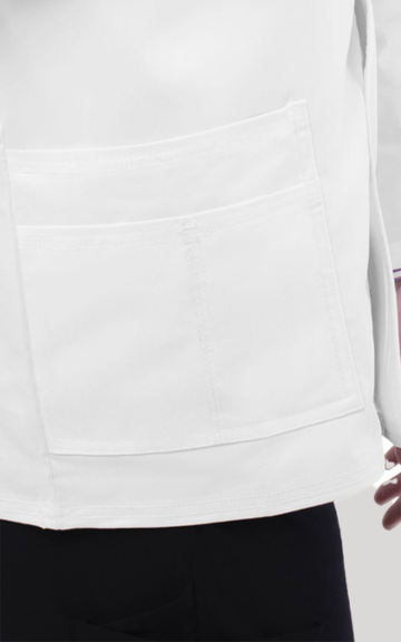 لابكوت سناب القصير من أدار ~ Snap Short Lab Coat Adar