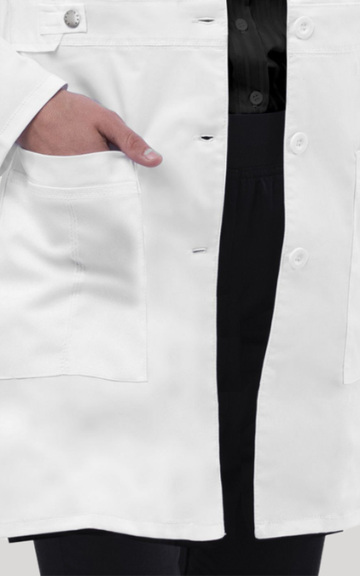 لابكوت تاب ويست الطويل من أدار ~ Tab-Waist Long Lab Coat Adar